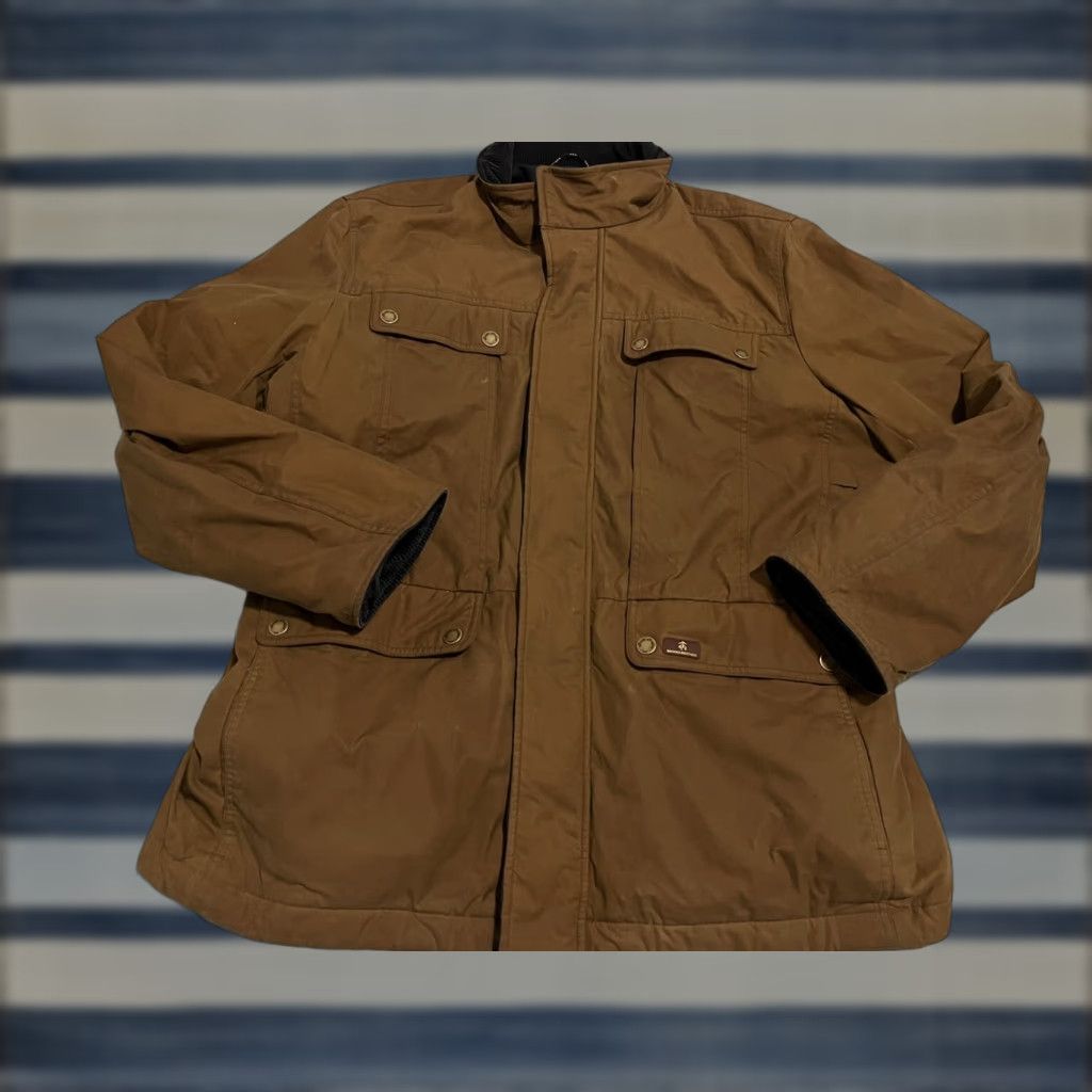 Brooks Brothers Brooks Brothers Jacket Mens 2XL Brown Thermore British Millerain Co Coat Outer Shell Cotton Size US XXL / EU 58 / 5 - 1 Thumbnail