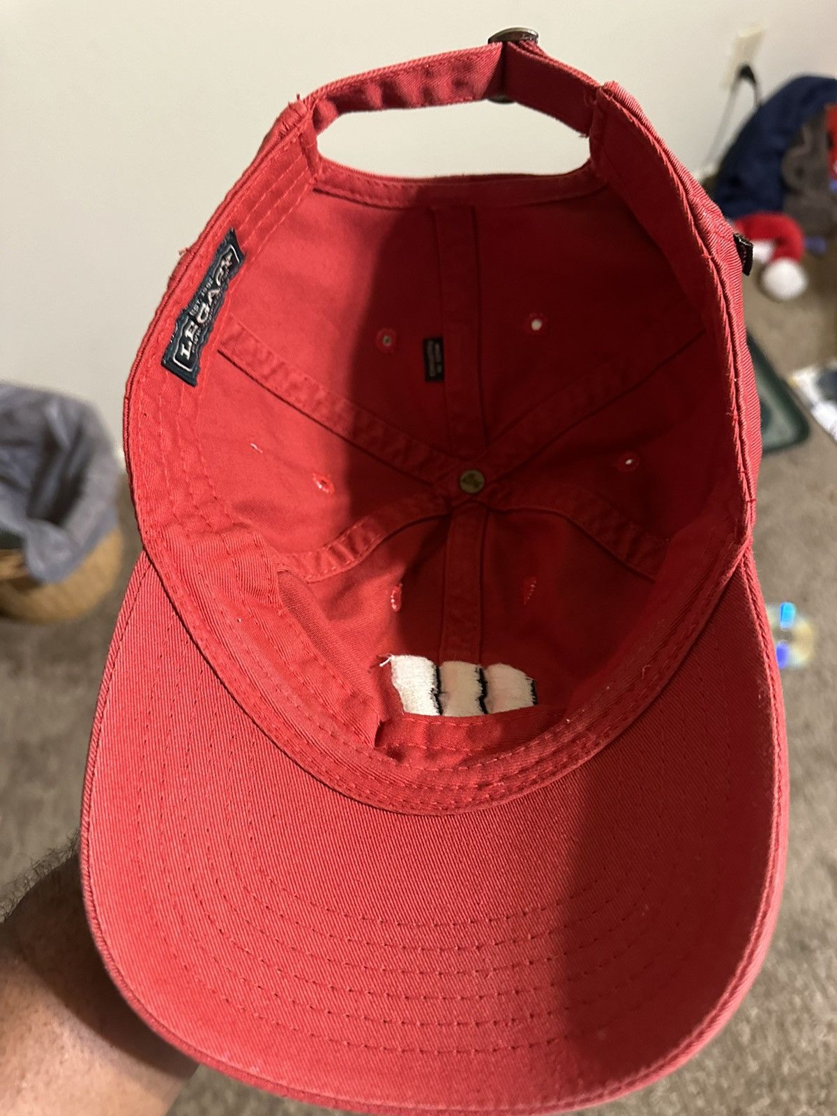 NCAA × Vintage Vintage NCAA Legacy Wisconsin Badgers “ triple red” hat 00s Size ONE SIZE - 7 Thumbnail
