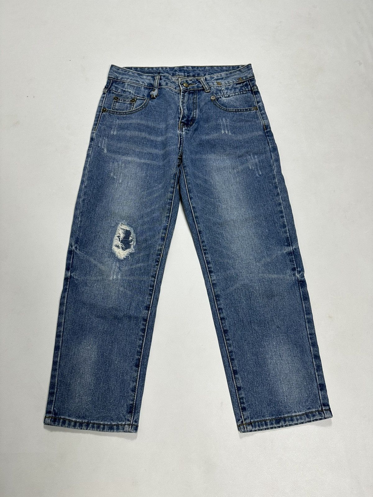 R13 R13 Distressed Jeans SS15 Boy Skinny Size 28" / US 6 / IT 42 - 1 Thumbnail
