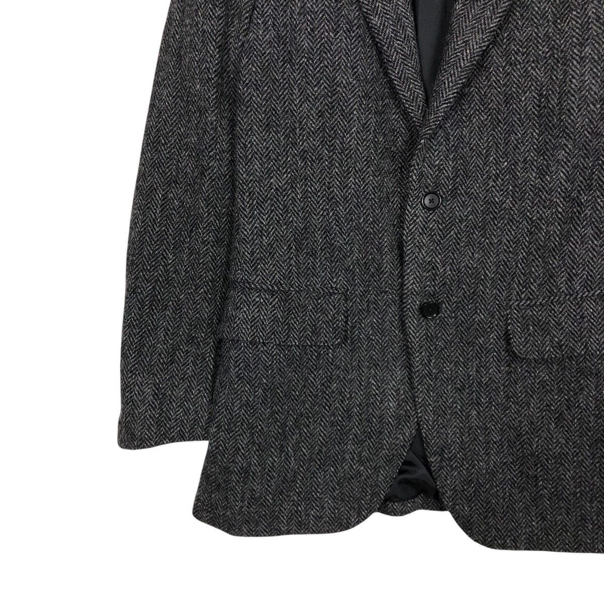 Harris Tweed 📌Vintage Wool Jacket Harris Tweed Double Breast Herringbone Size US M / EU 48-50 / 2 - 5 Thumbnail