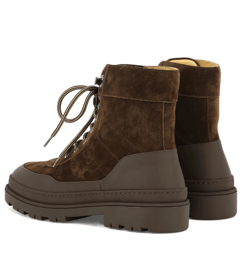 Brunello Cucinelli Brunello Cucinelli Mens Lace-Up Boots in Dark Brown Size US 7.5 / EU 40-41 - 4 Thumbnail
