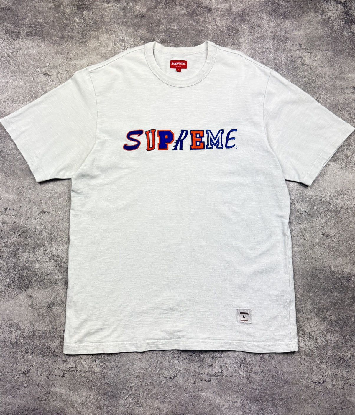 Supreme Supreme T-Shirt Big Multicoloured Spellout Rare Logo Tee Size US L / EU 52-54 / 3 - 1 Thumbnail