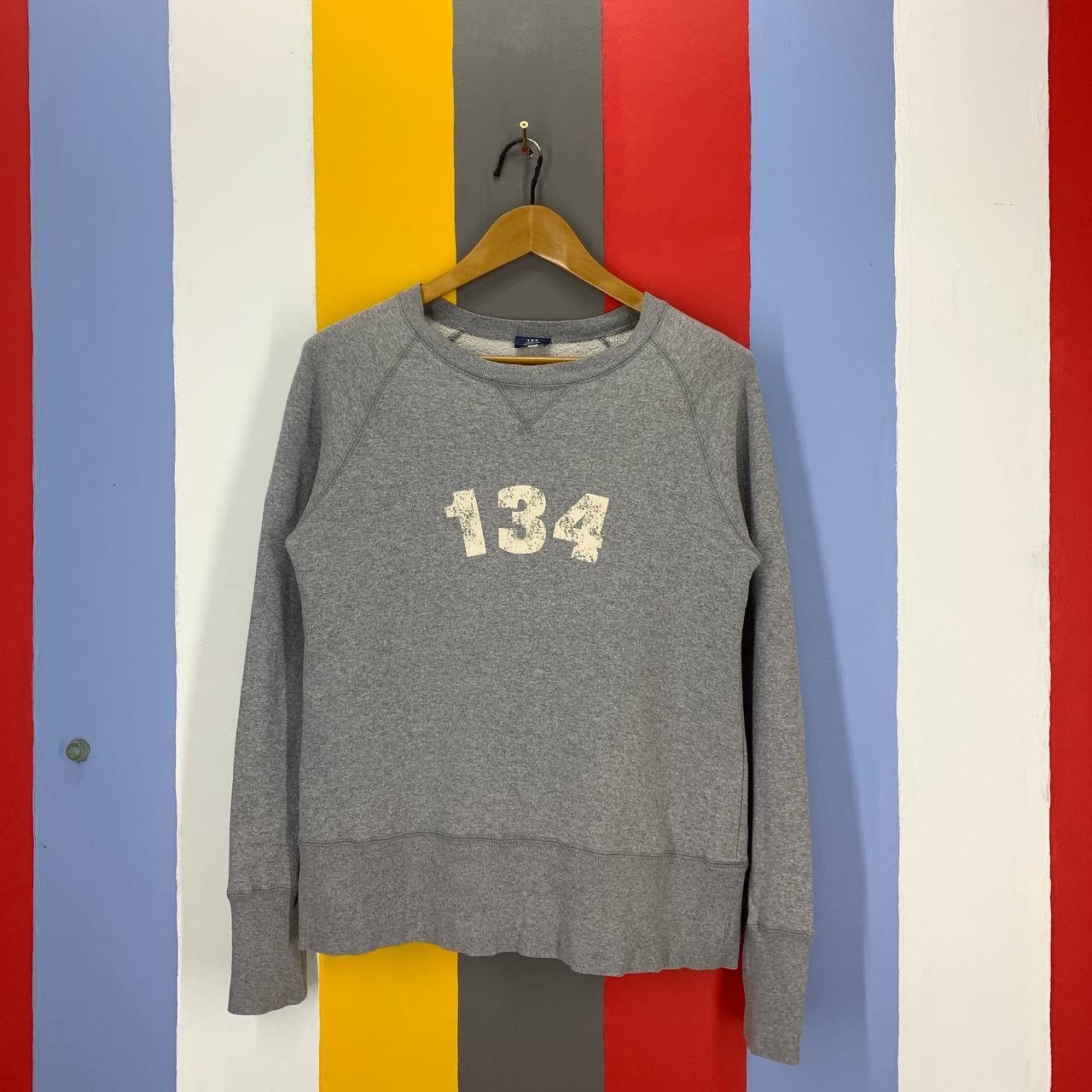 Japanese Brand 134 KAMAKURA Crew Neck Sweatshirt #2313-01 Size US S / EU 44-46 / 1 - 1 Thumbnail