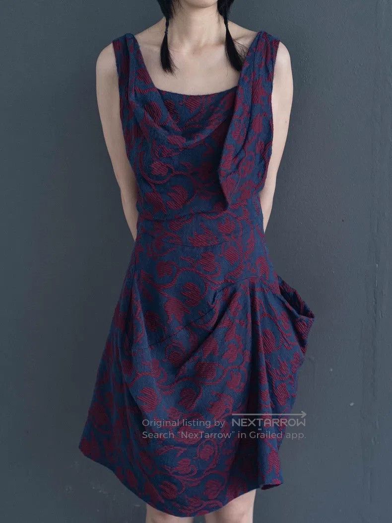 Vivienne Westwood Vivienne Westwood Classical patterned asymmetrical dress Size M / US 6-8 / IT 42-44 - 2 Thumbnail