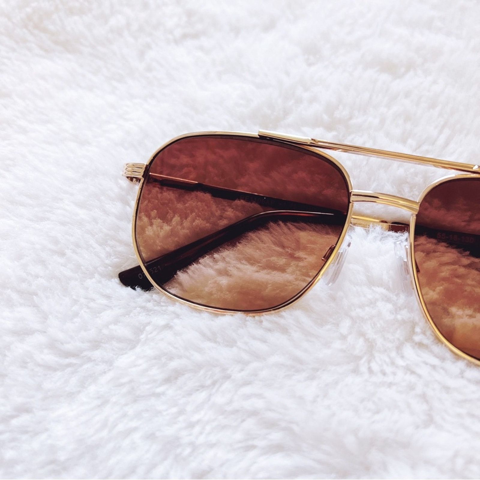 Other Nina Gold & Brown Lenses Tinted Reader Glasses Size ONE SIZE - 2 Thumbnail