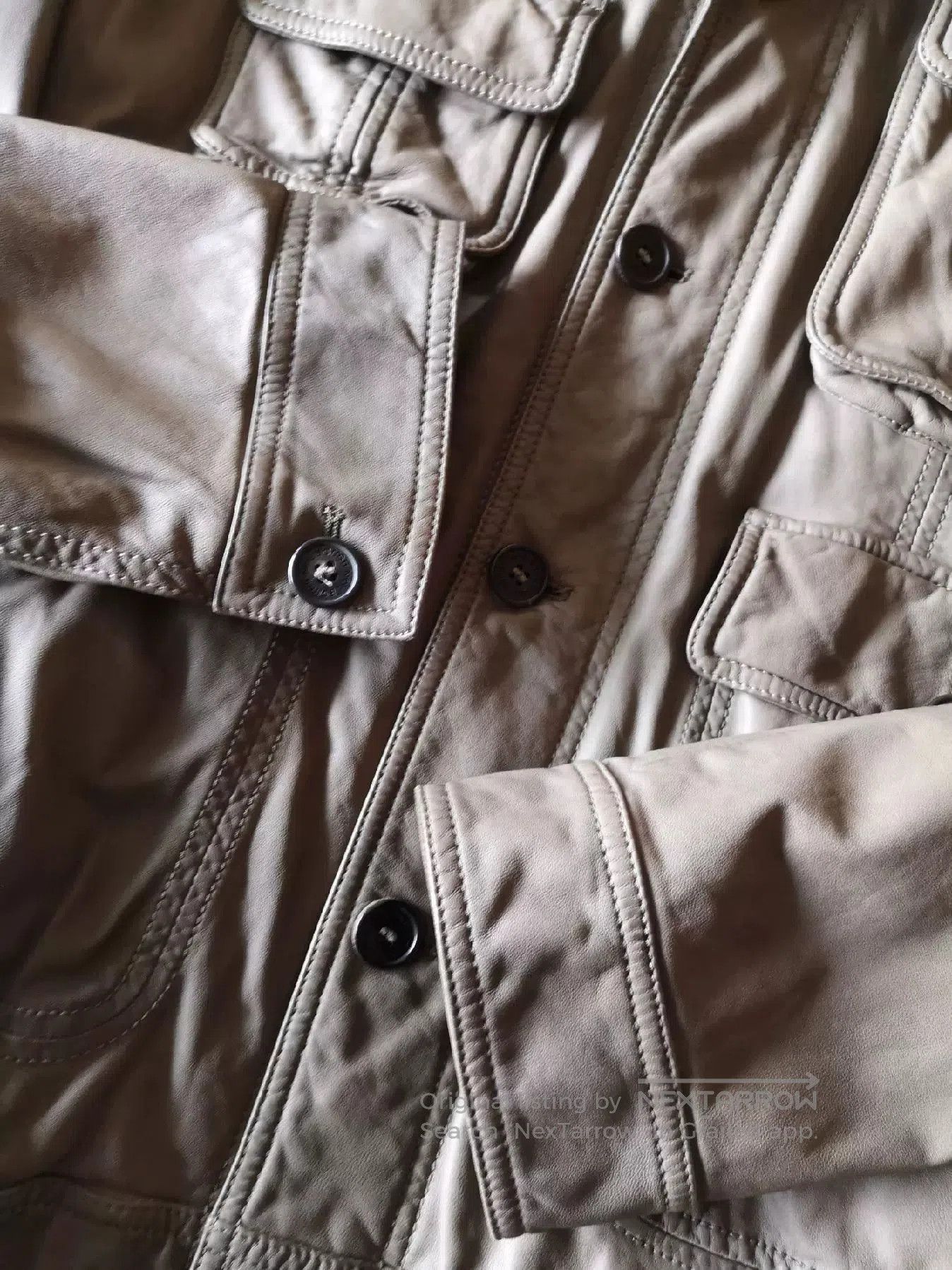 Neil Barrett Neil Barrett Green Leather Jacket. Size US L / EU 52-54 / 3 - 4 Thumbnail