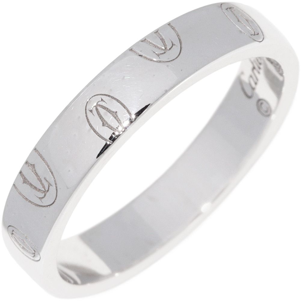 Cartier Cartier Cartier K18WG Happy Birthday Ring SM B40509 Metal Ring B40509 in Great Condition Size ONE SIZE - 1 Thumbnail