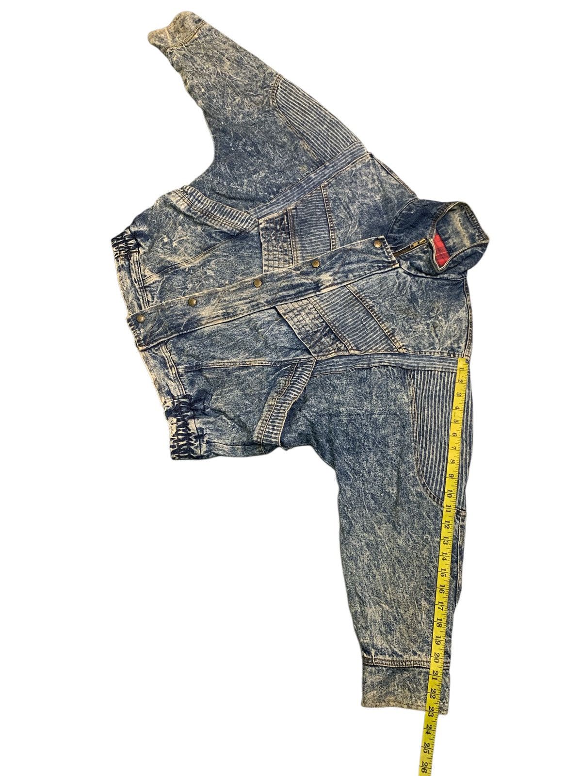 Japanese Brand Rare Design Vintage Slow Down Fashion Denim Jackets Size XXL / US 16-18 / IT 52-54 - 11 Thumbnail