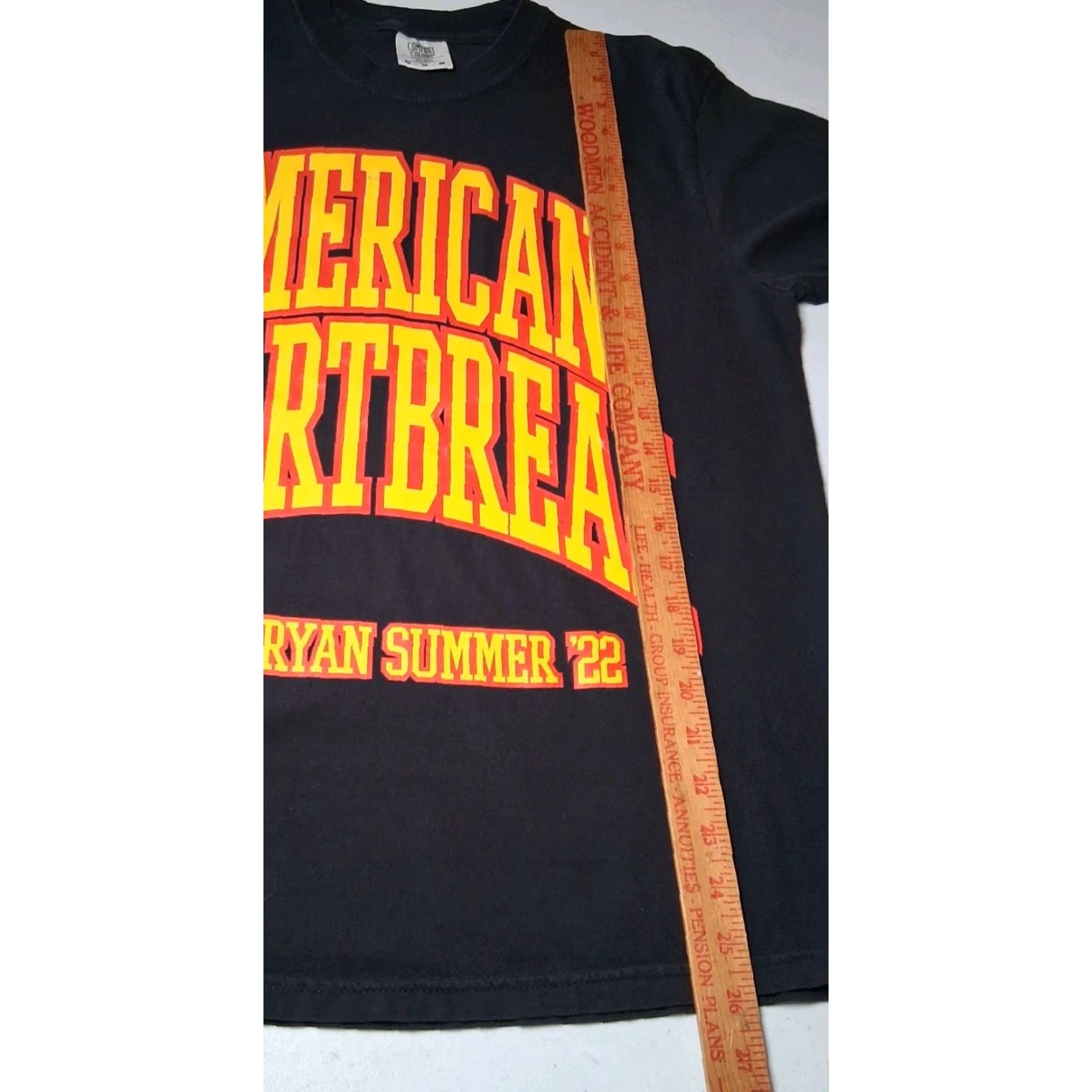 Comfort Colors Zach Bryan Shirt M Summer Tour 2022 Country Music Singer American Heartbreak T-Shirt Black Cotton Crew Neck Short Sleeve Graphic Men Size US M / EU 48-50 / 2 - 5 Thumbnail