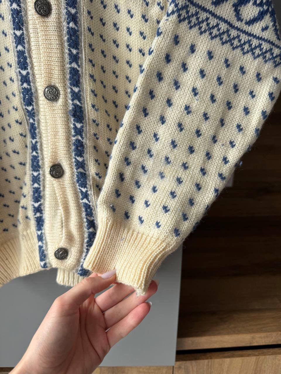 Dale Of Norway × Vintage DALE of NORWAY Pure New Wool Cardigan Winter Knit Vintage Size M / US 6-8 / IT 42-44 - 5 Thumbnail