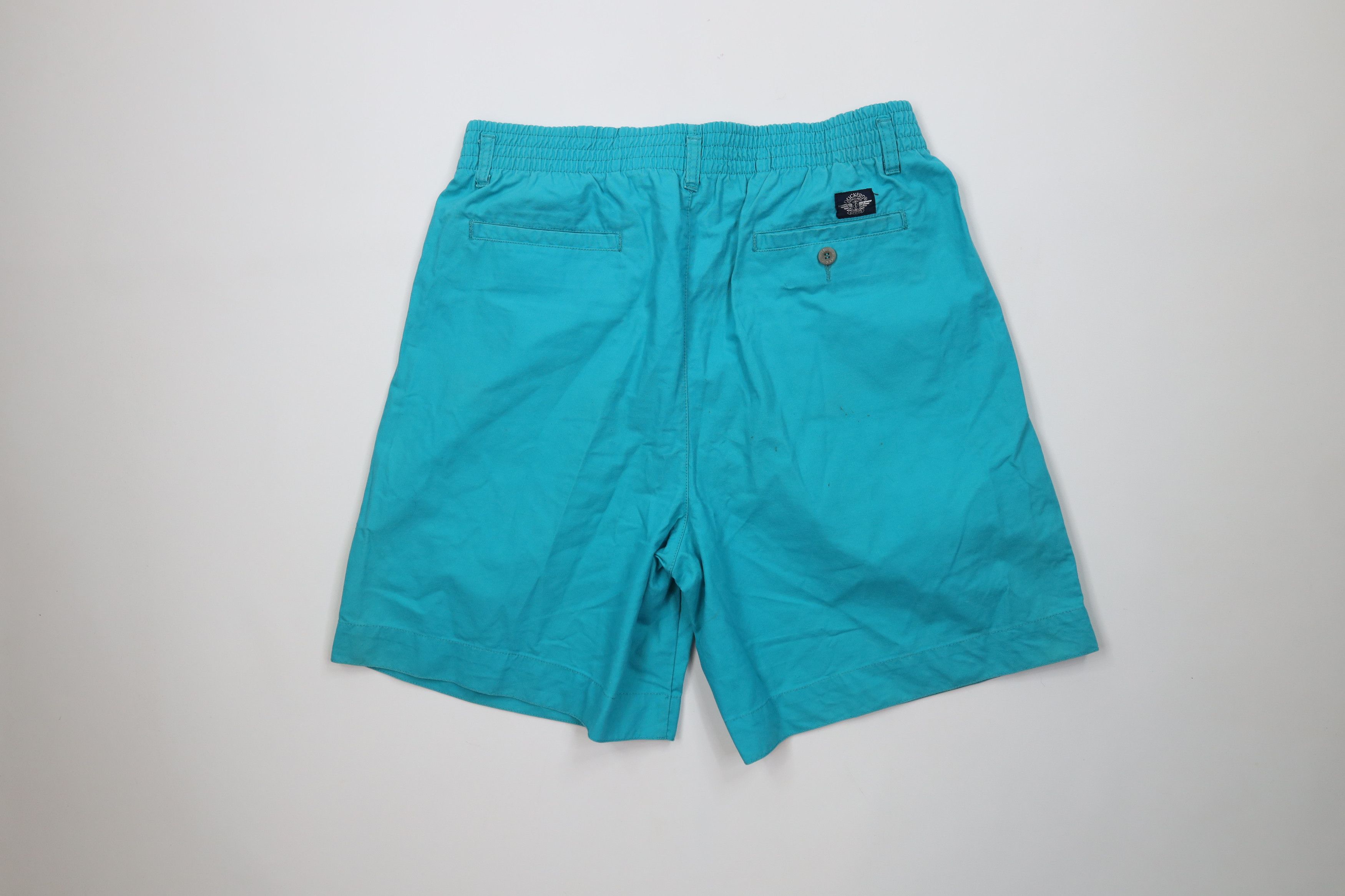 Levi's Vintage 80s 90s Levis Dockers Pleated High Waist Shorts Teal Size US 36 / EU 52 - 11 Thumbnail