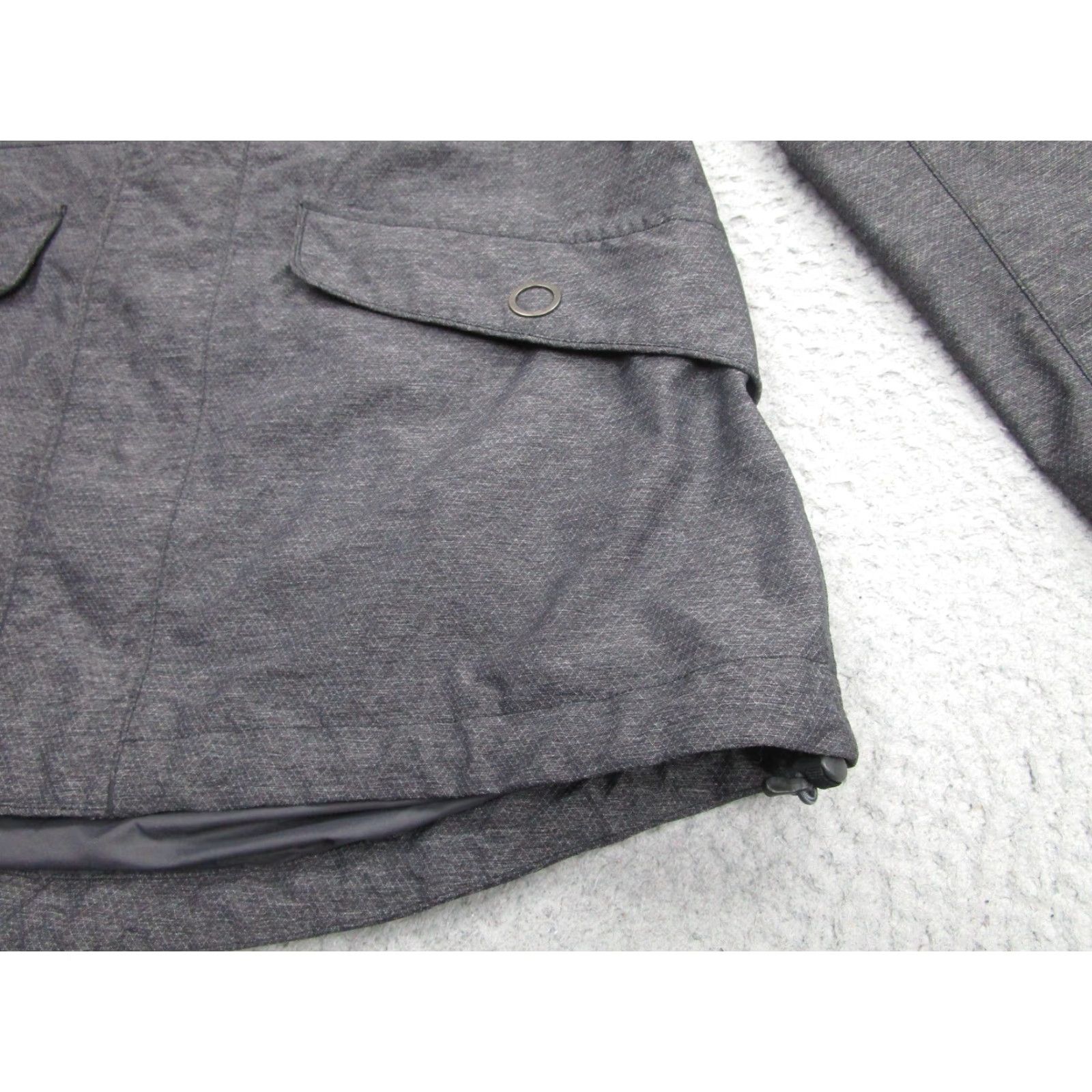 Vintage REI Jacket Womens Medium Gray Hooded Softshell Parka Full Zip Pockets Outdoor Size M / US 6-8 / IT 42-44 - 5 Thumbnail