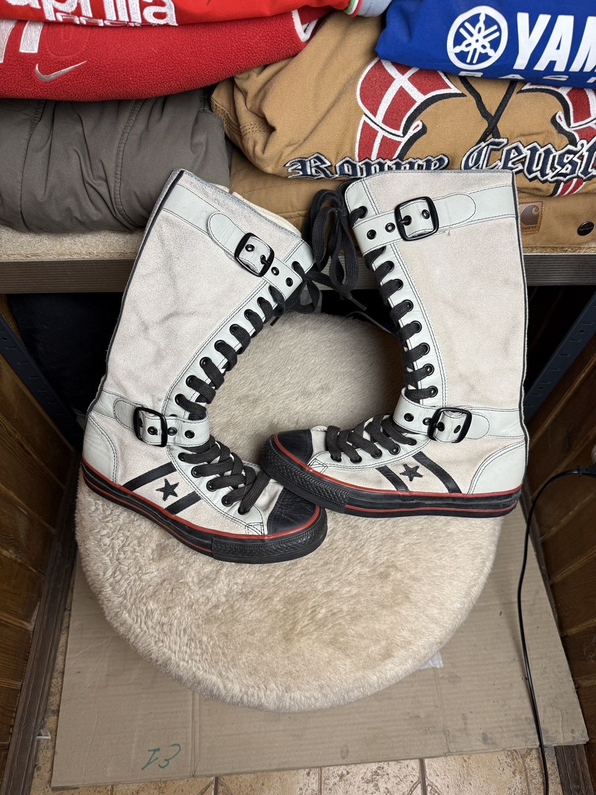 Converse Converse Vintage High Boxing Sneakers Size US 7.5 / IT 37.5 - 1 Thumbnail
