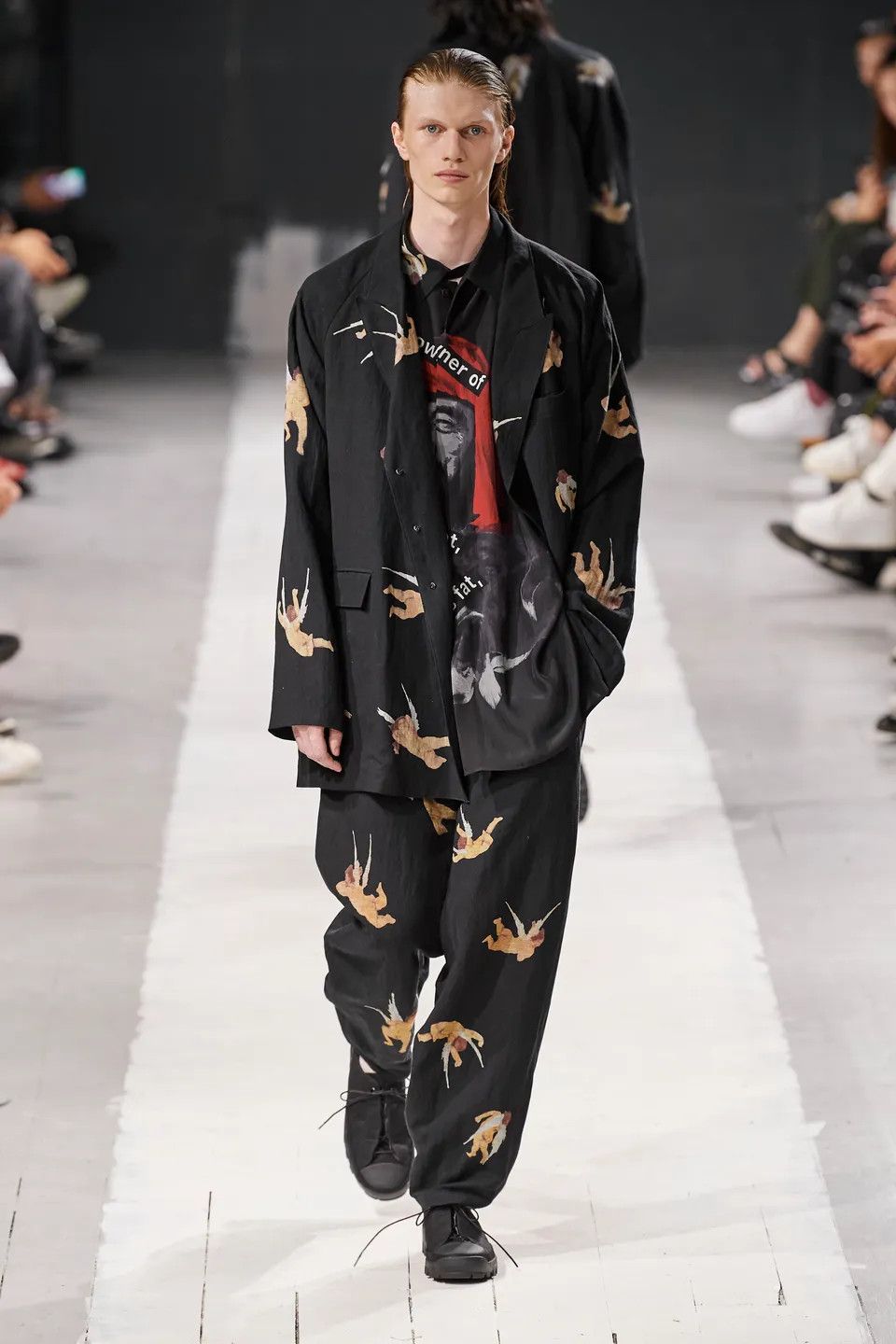 Yohji Yamamoto Yohji Yamamoto pour homme angel patern jacket Size US L / EU 52-54 / 3 - 1 Thumbnail