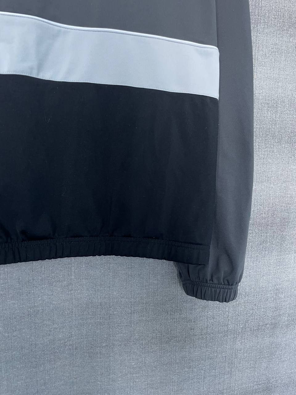 Nike × Vintage Vintage Nike Y2K Black Drill Track Jacket Size US M / EU 48-50 / 2 - 5 Thumbnail