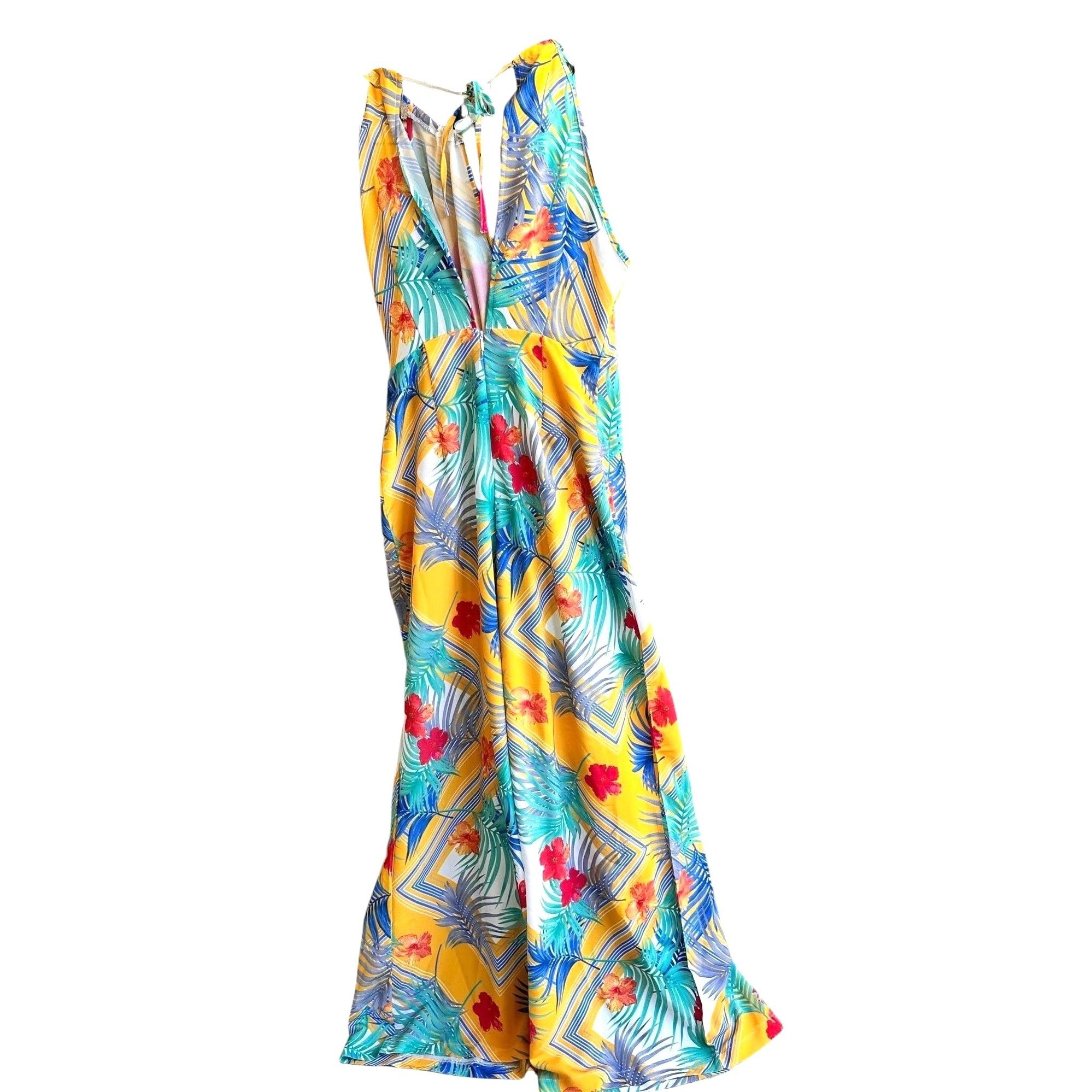 Other L Atiste by Amy Palazzo Pant Jumpsuit Sz M One Piece Floral Size M / US 6-8 / IT 42-44 - 6 Thumbnail