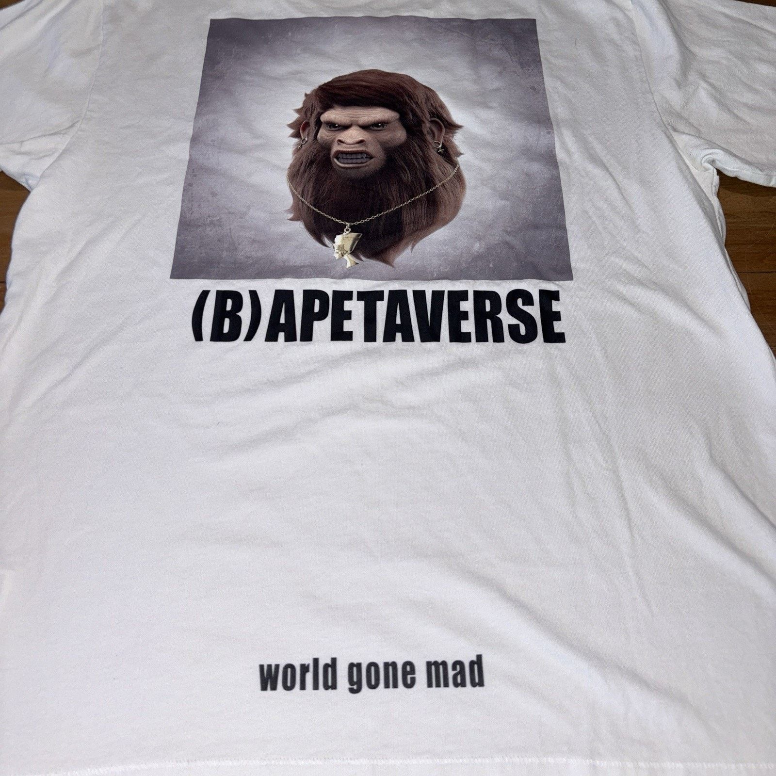 Bape (B)Apetaverse Y2K World Gone Made Men's T-Shirt Bape Logo XL Size US XL / EU 56 / 4 - 5 Thumbnail