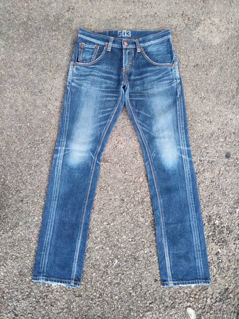Edwin VINTAGE EDWIN BLUE TRIP FADED JEANS DENIM PANTS Size US 32 / EU 48 - 2 Thumbnail