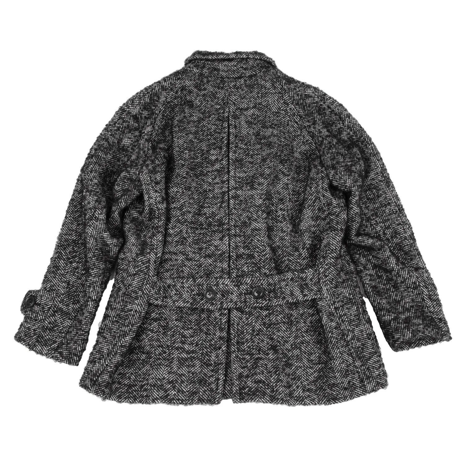 Kolor Mohair Blend Loop T Coat in Black Gray 1 Size US S / EU 44-46 / 1 - 13 Thumbnail