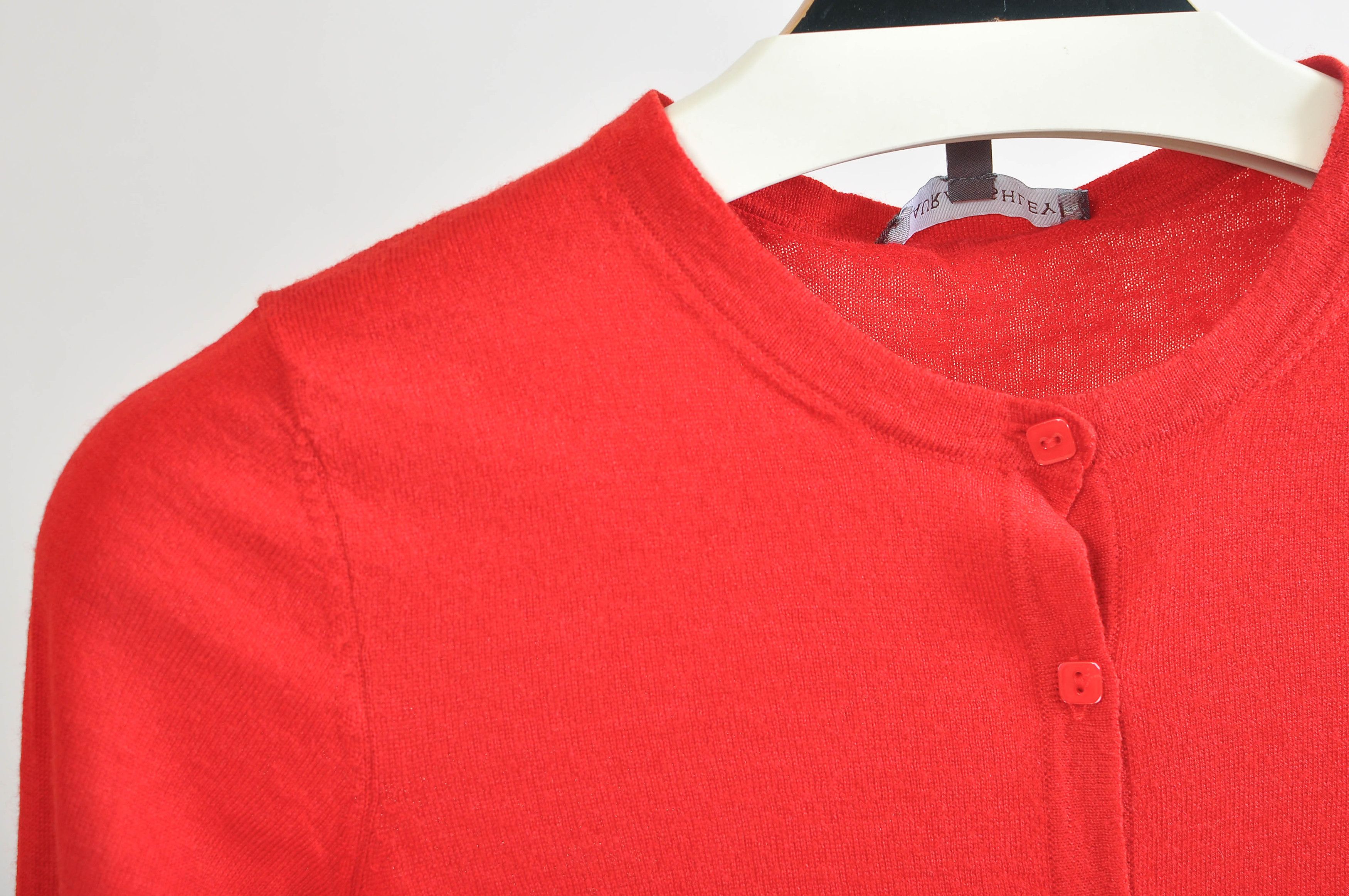 Laura Ashley Vintage 00s Laura Ashley cardigan in red Size S / US 4 / IT 40 - 2 Thumbnail