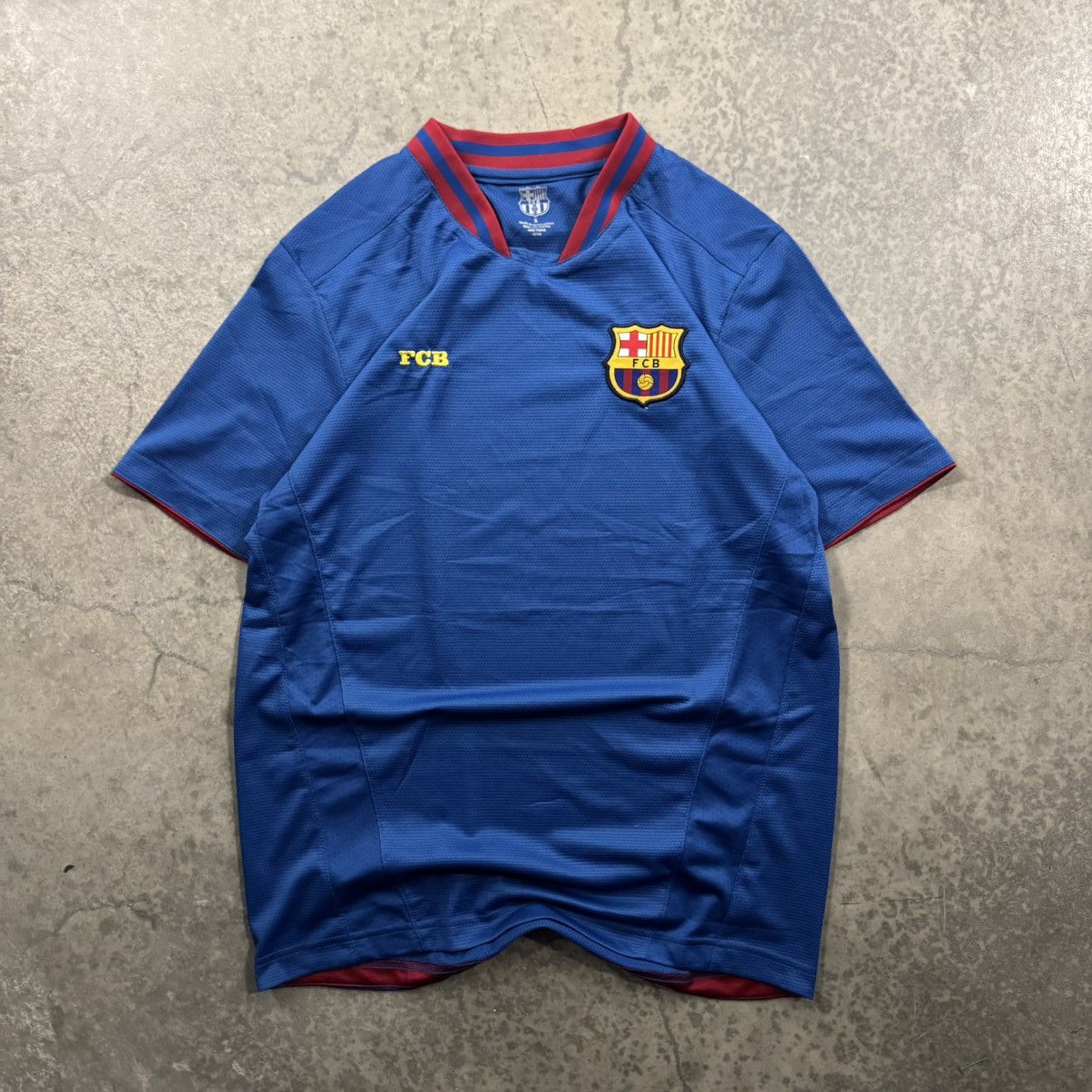 Vintage FC Barcelona Blue Soccer Jersey S Size US S / EU 44-46 / 1 - 1 Thumbnail