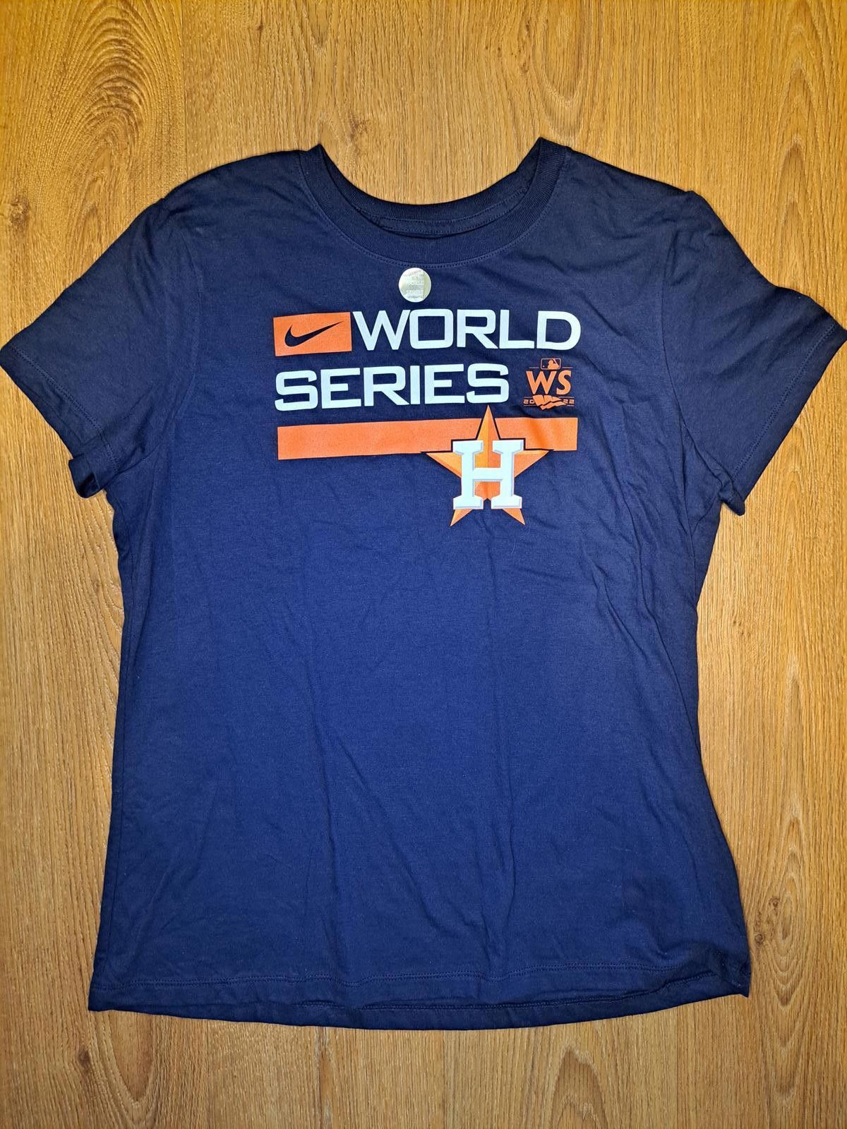 Nike NEW Nike MLB Astros World Series 2022 Shirt Mens Large Blue Size US L / EU 52-54 / 3 - 1 Thumbnail