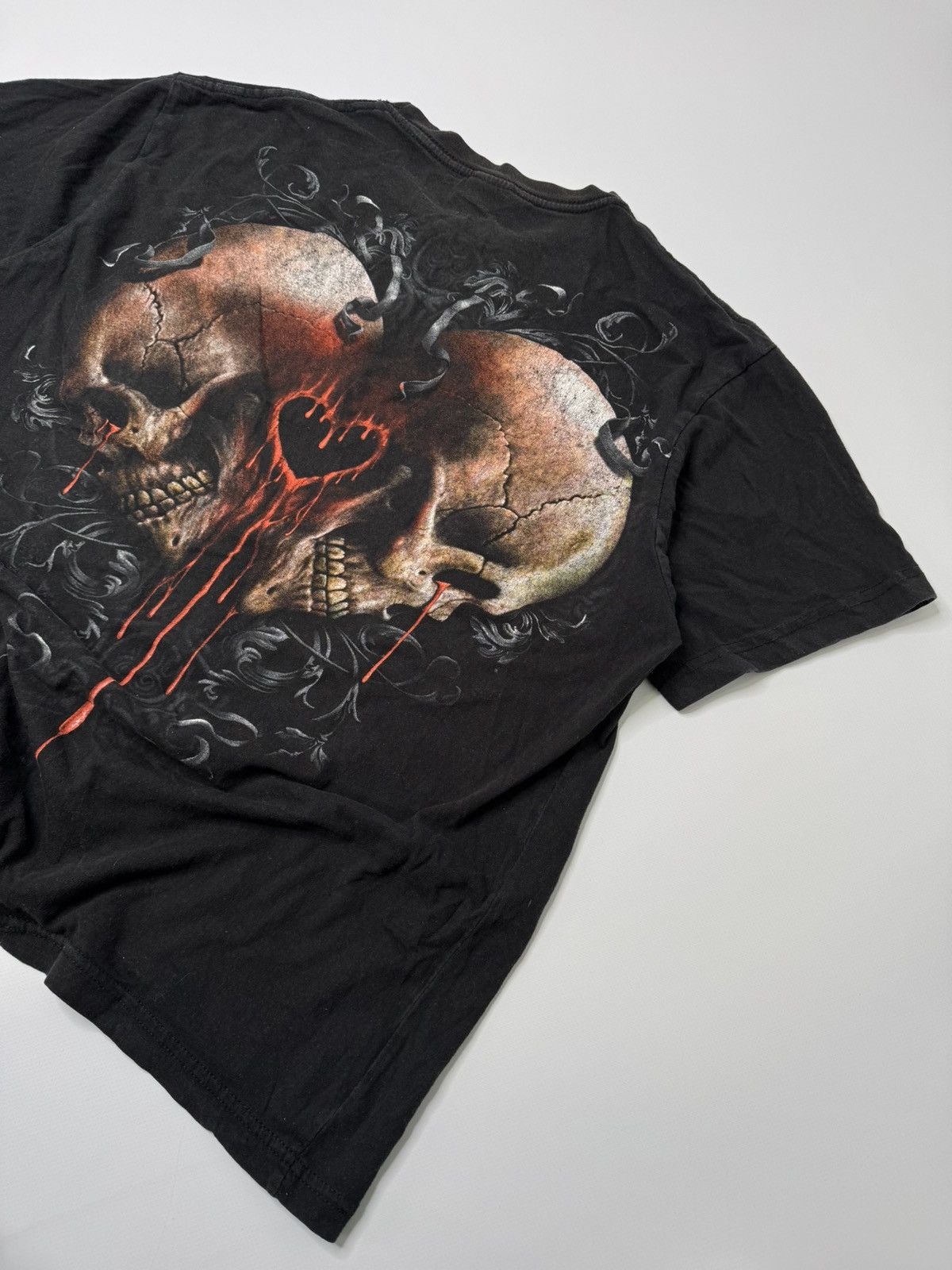 If Six Was Nine Vintage washed avant garde tee swag y2k skeleton 90s skate Size US M / EU 48-50 / 2 - 6 Thumbnail