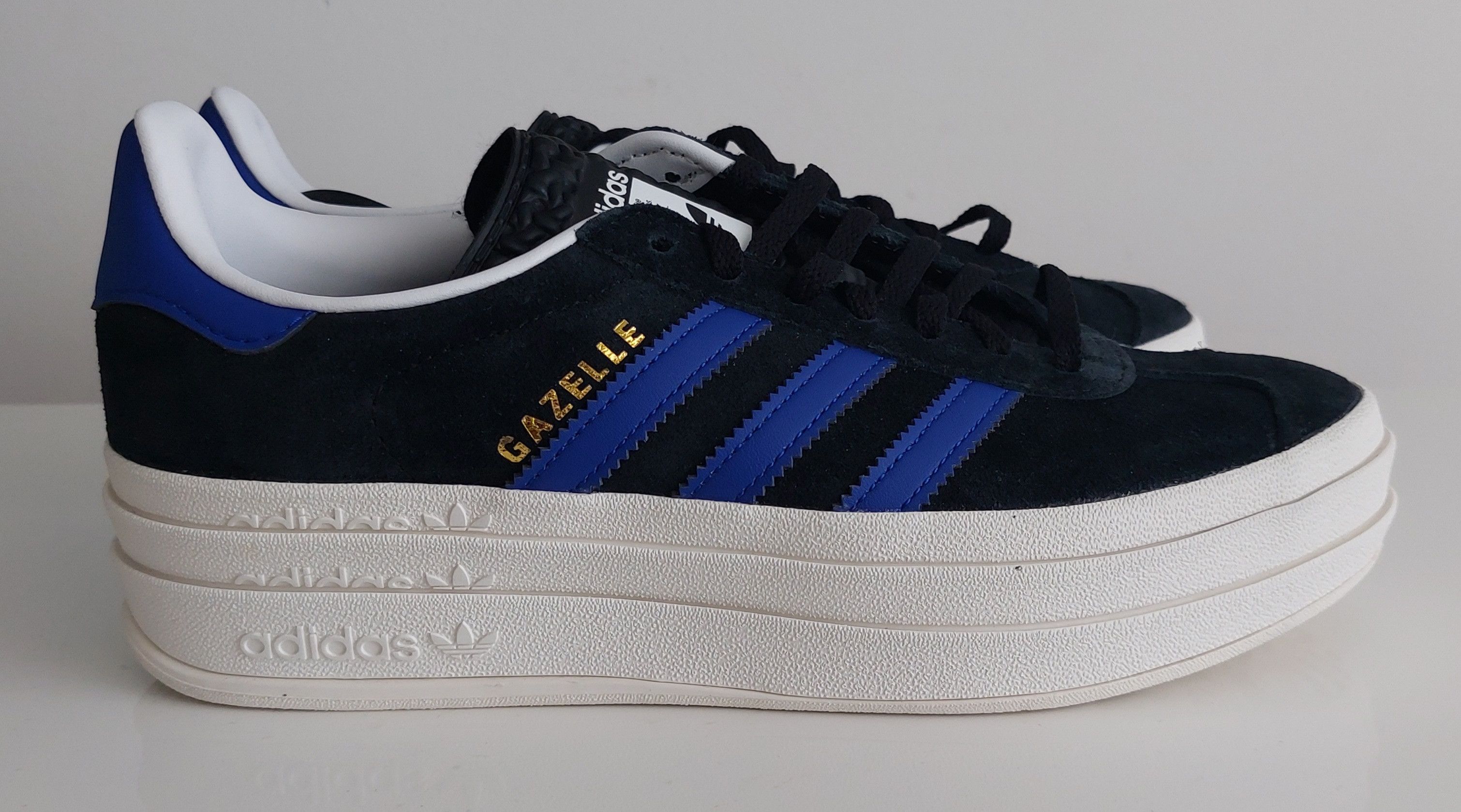 adidas gazelle silver green womens Women's adidas Gazelle Bold Clear Mint/Lucid Blue/Gold Metallic / 7