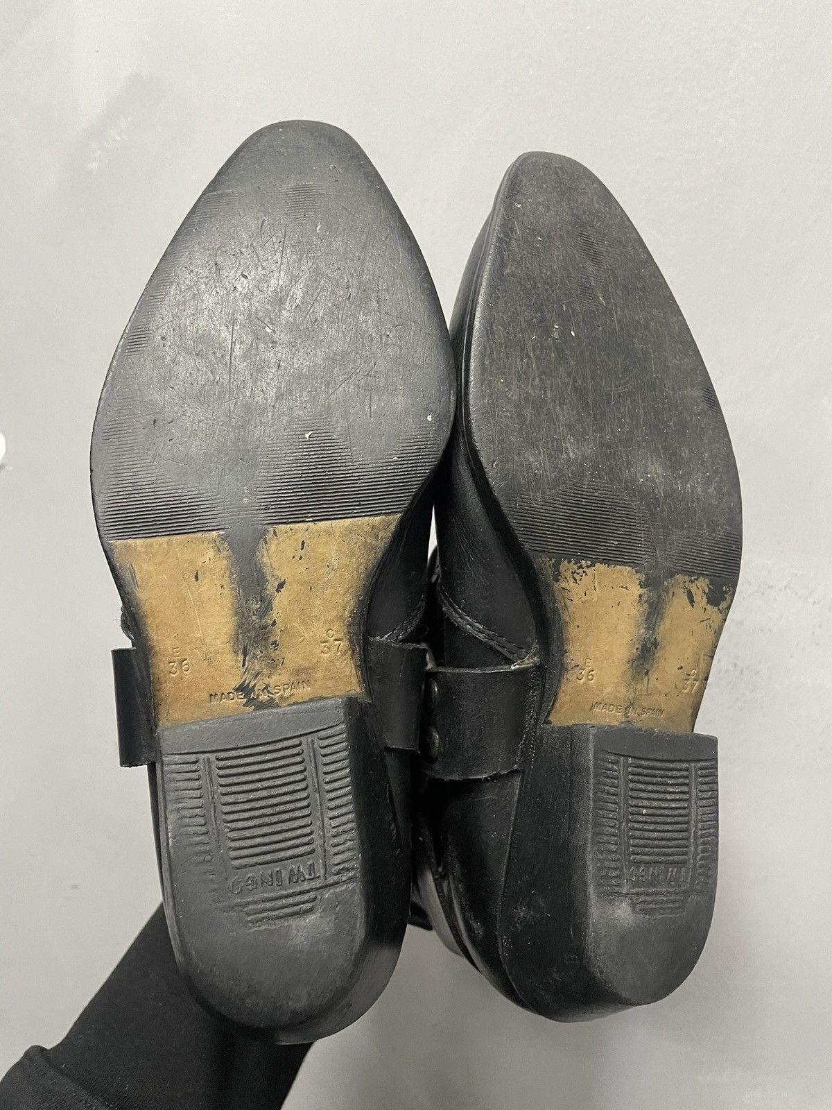 A.S.98 Western vibe gothic moto boots avant garde leather Size US 7 / IT 37 - 6 Thumbnail