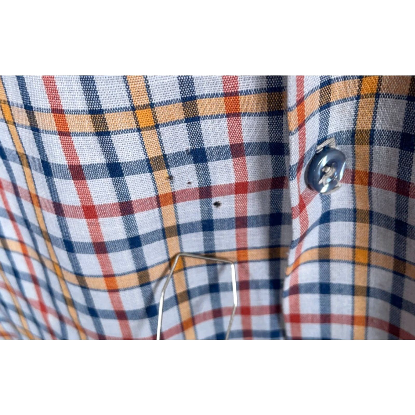 Vintage VINTAGE Big Mac Shirt Plaid Button-Up 70s XL Men Lightweight Cotton-Blend Flannel Gray Blue Size US XL / EU 56 / 4 - 5 Thumbnail