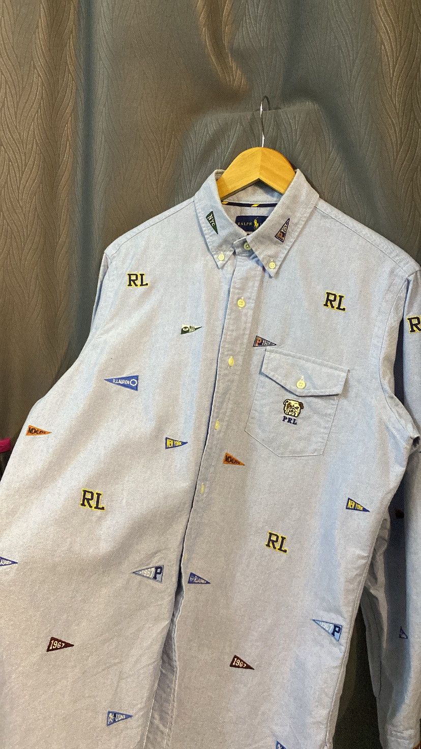 Polo Ralph Lauren × Vintage (RARE)POLO RALPH LAUREN BULLDOG OVP SHIRT MEDIUM Size US M / EU 48-50 / 2 - 2 Thumbnail
