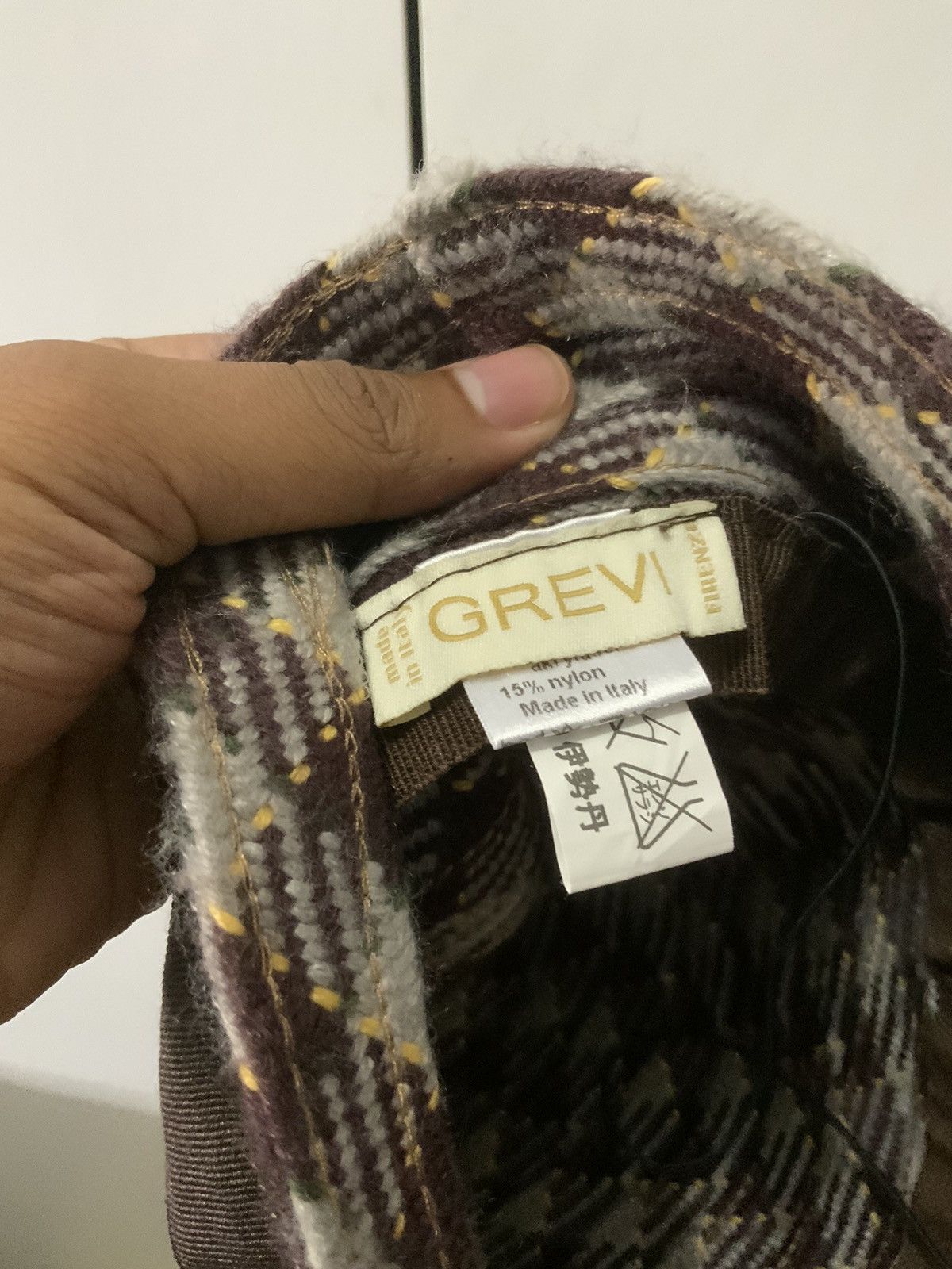 Japanese Brand Grevi Italian Designer Bucket Hat Size ONE SIZE - 10 Thumbnail