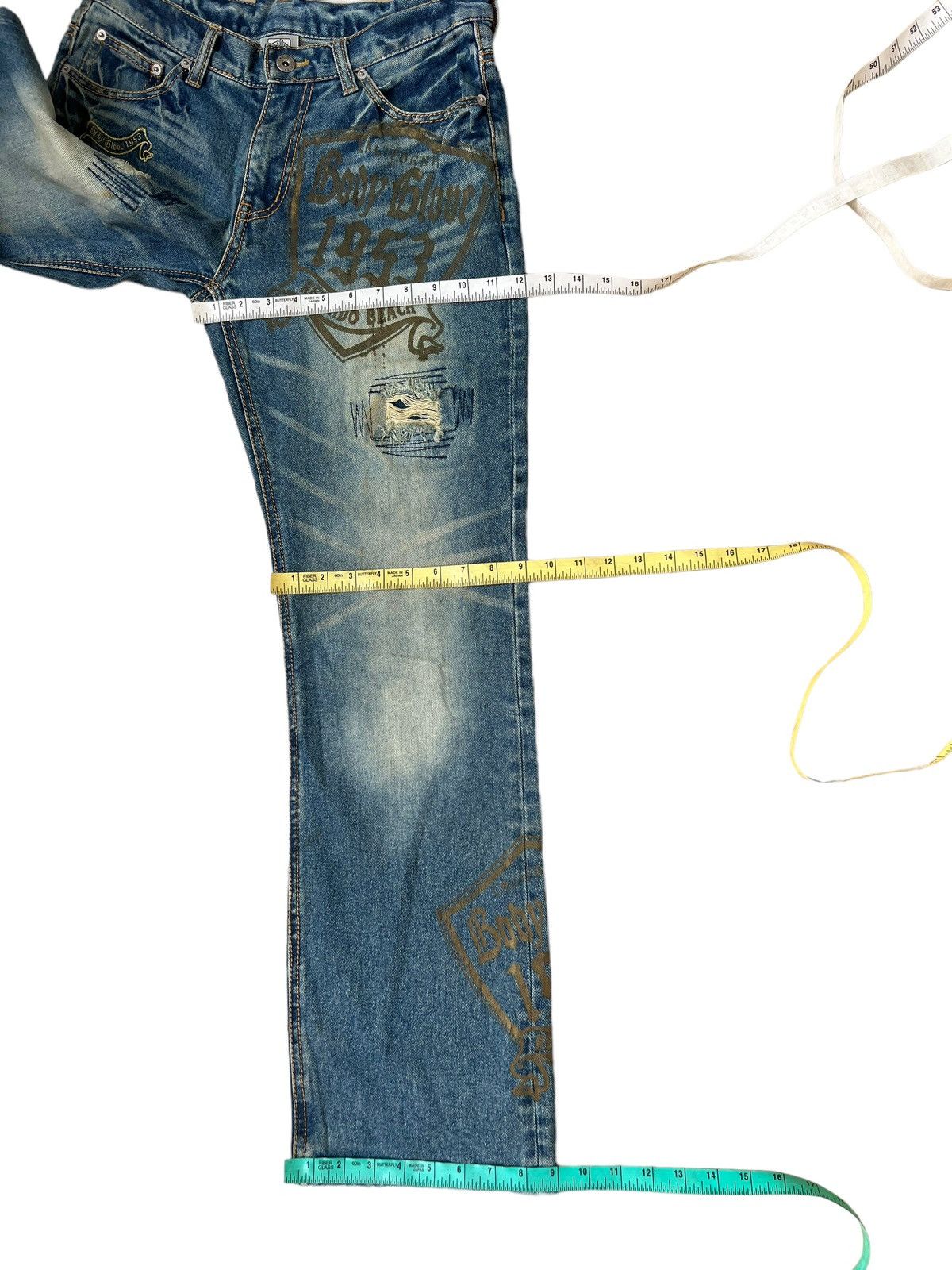 Body Glove Vintage Y2K Body Glove Distress Dirty Muddy Denim Jeans Size US 31 - 4 Thumbnail