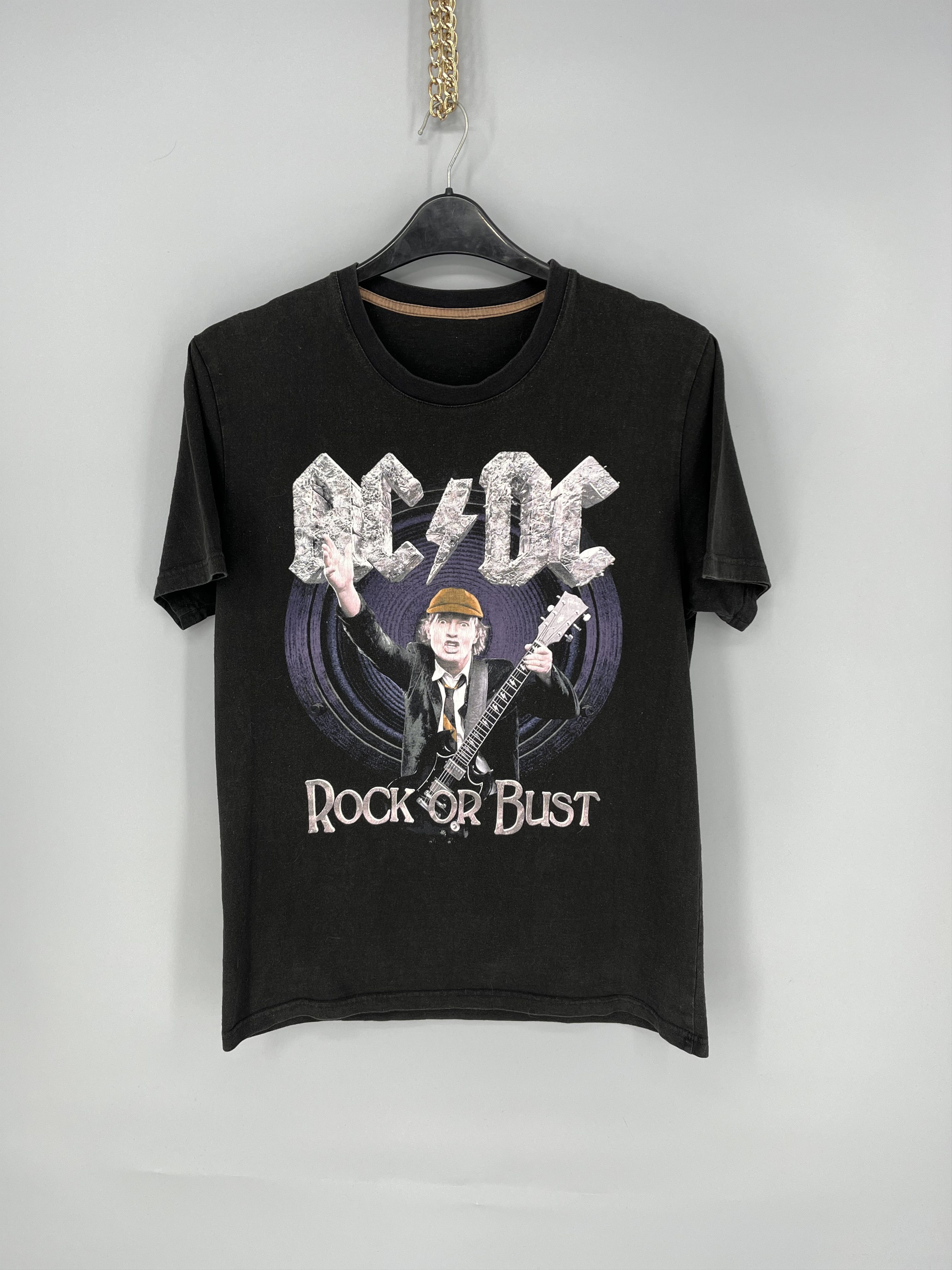 AC/DC × Band Tees Vintage Y2K AC/DC Band Rock Tour Tee Streetwear Style Size US M / EU 48-50 / 2 - 2 Thumbnail
