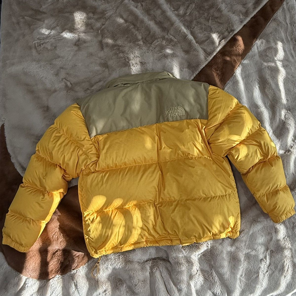 The North Face North Face 600 Yellow Puffer With Tan Shoulder Pads Size US M / EU 48-50 / 2 - 2 Thumbnail