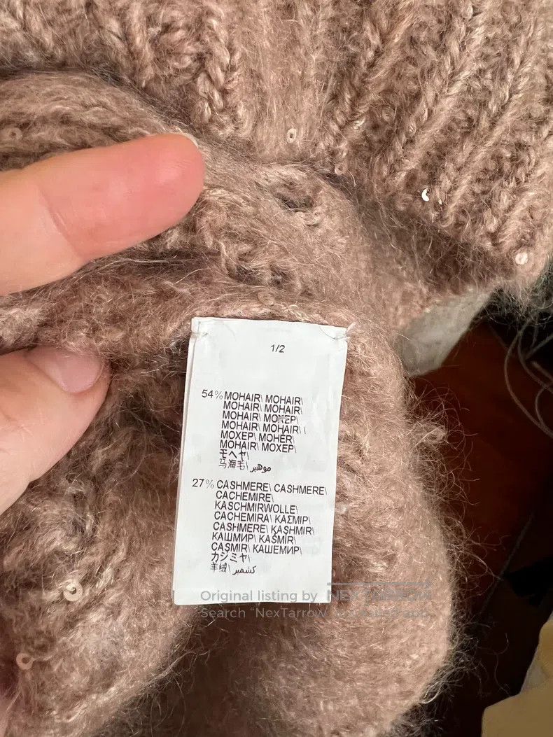 Brunello Cucinelli Brunello Cucinelli Sequin Mohair Sweater Size M / US 6-8 / IT 42-44 - 5 Thumbnail