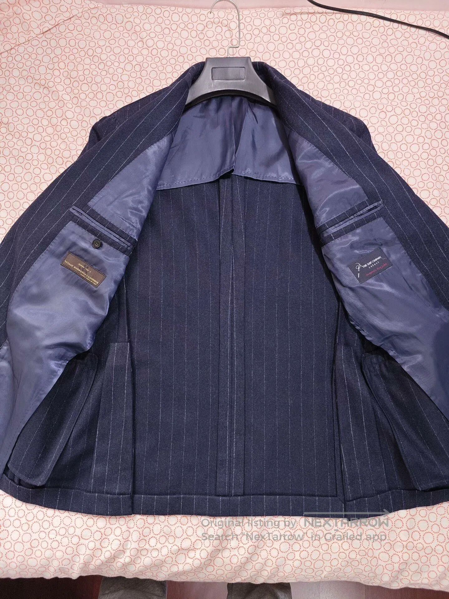 Ring Jacket Italian VBC Wool Blazer with Stripes. Size US M / EU 48-50 / 2 - 6 Thumbnail