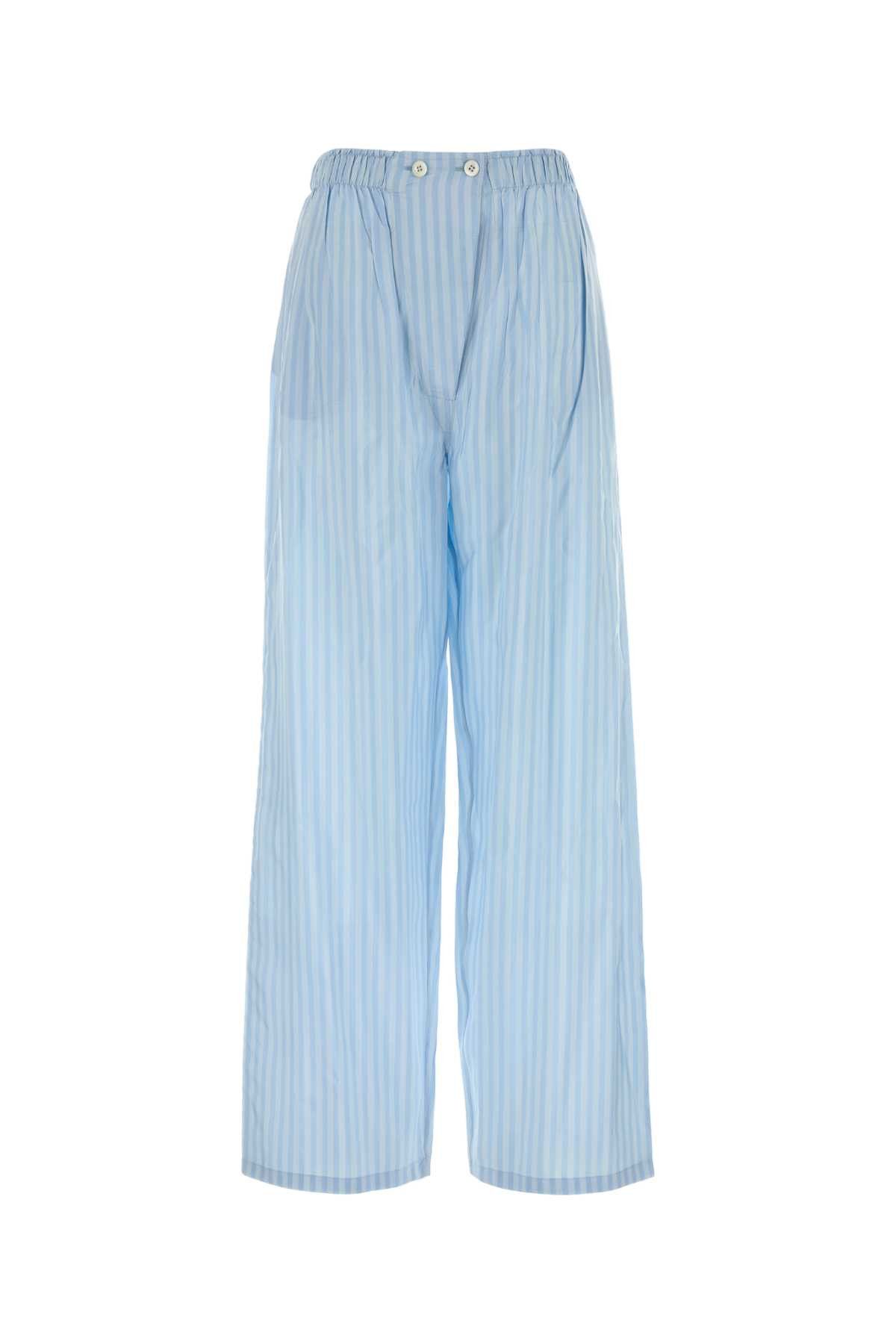 Prada Embroidered Silk Pyjama Pant Size 27" / US 4 / IT 40 - 1 Thumbnail