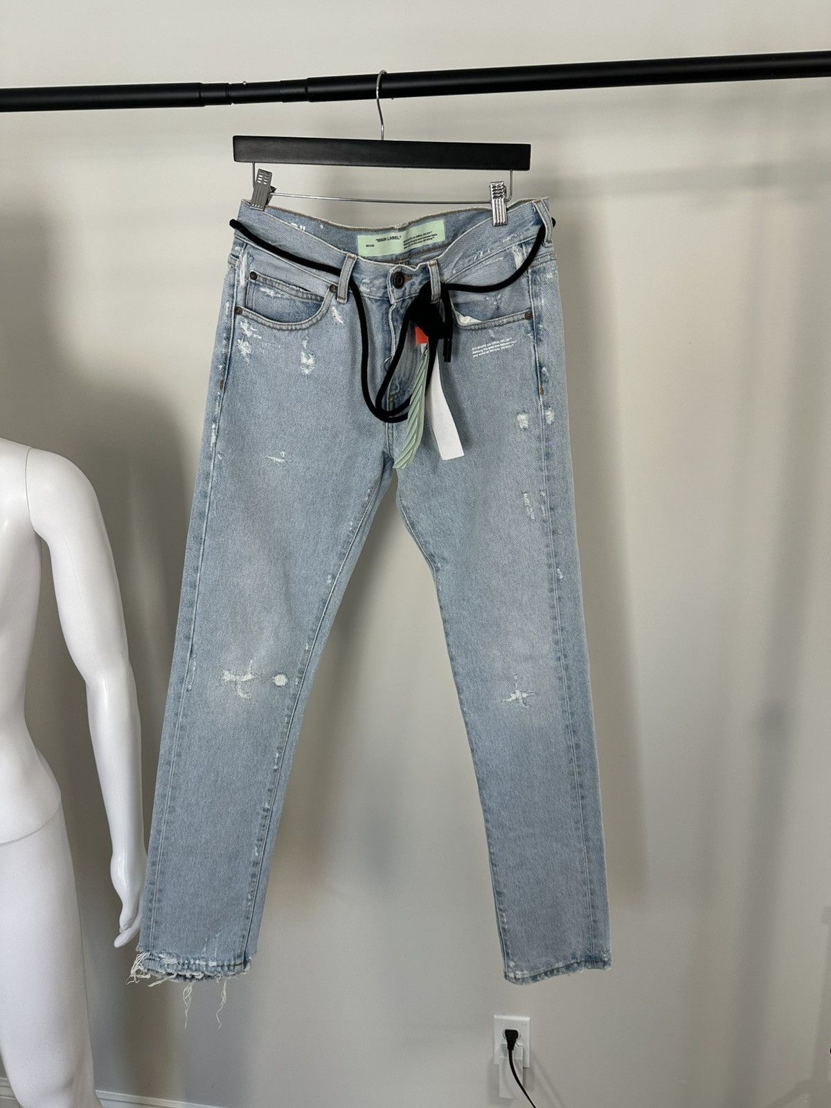 Off-White OFF-WHITE “Temperature” Denim Jeans Size US 31 - 7 Thumbnail