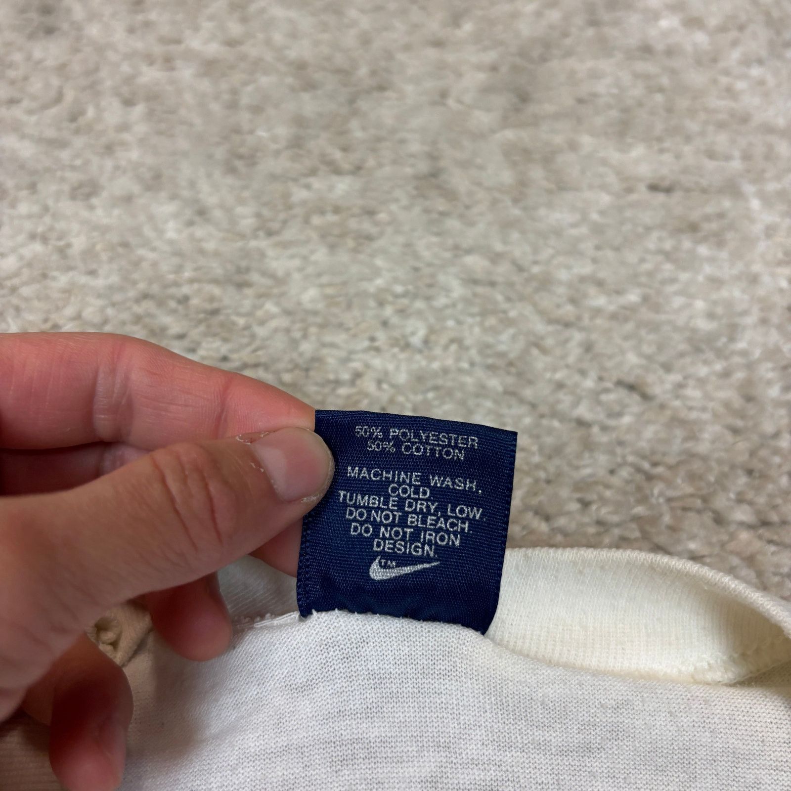 Nike Vintage 80s Nike McEnroe T Shirt Men's Large Tennis 84 Court Size US L / EU 52-54 / 3 - 7 Thumbnail