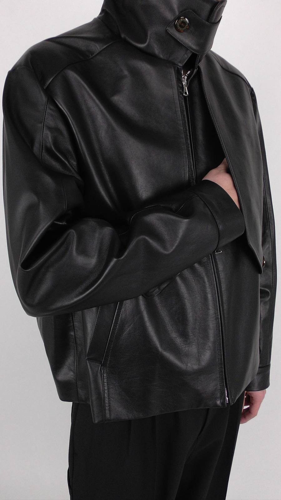 Kiko Kostadinov Kiko Kostadinov SS23 Leather Murad Blouson Size US M / EU 48-50 / 2 - 7 Thumbnail
