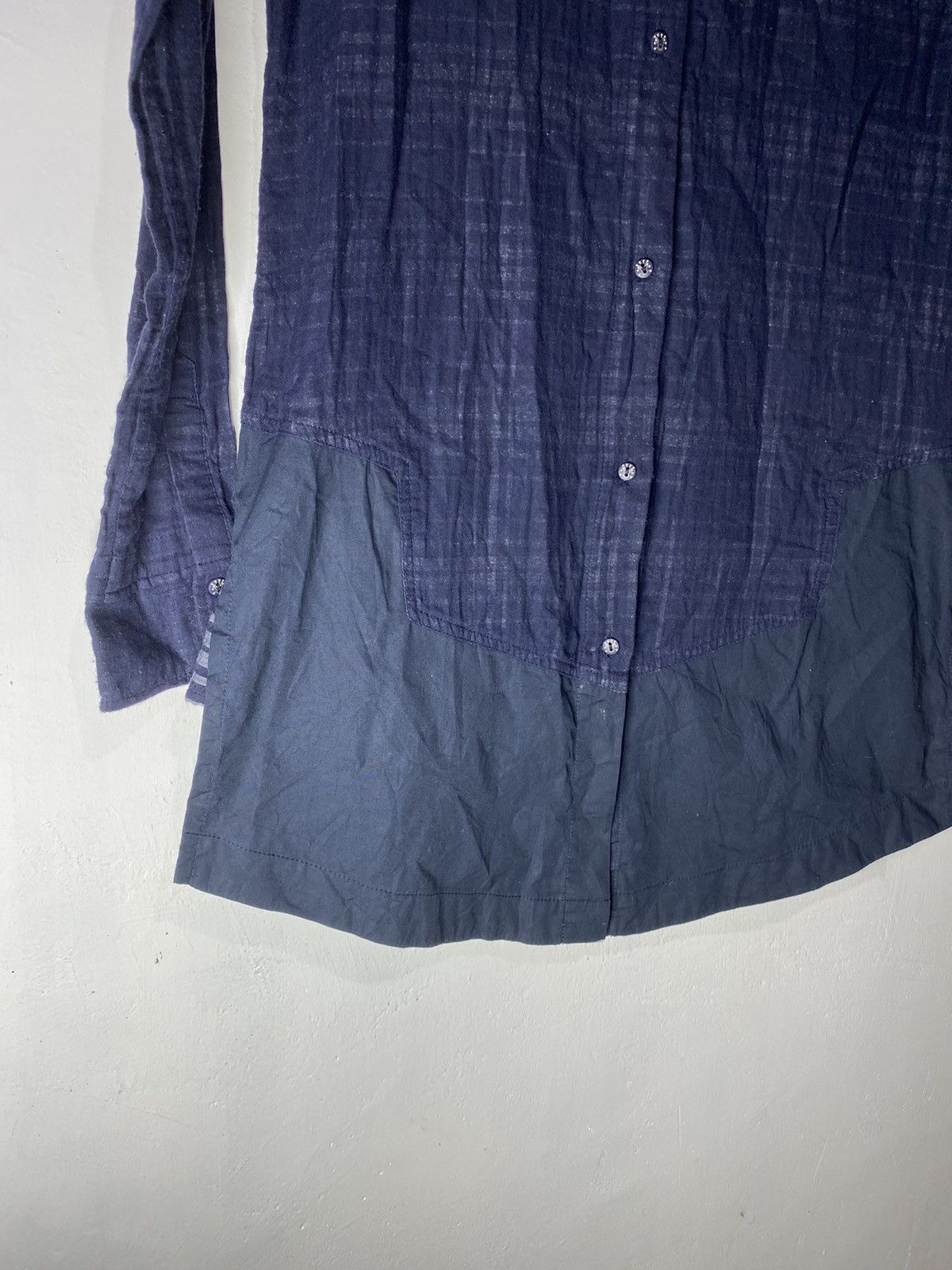 Japanese Brand × Marithe + Francois Girbaud Marithe Francois Girbaud long tartan button shirts Size US M / EU 48-50 / 2 - 3 Thumbnail