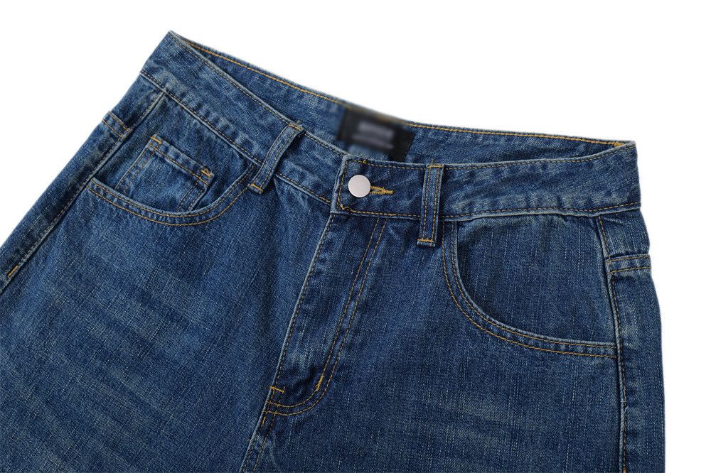 Jean American street washed men's casual loose denim shorts Size US 32 / EU 48 - 3 Thumbnail