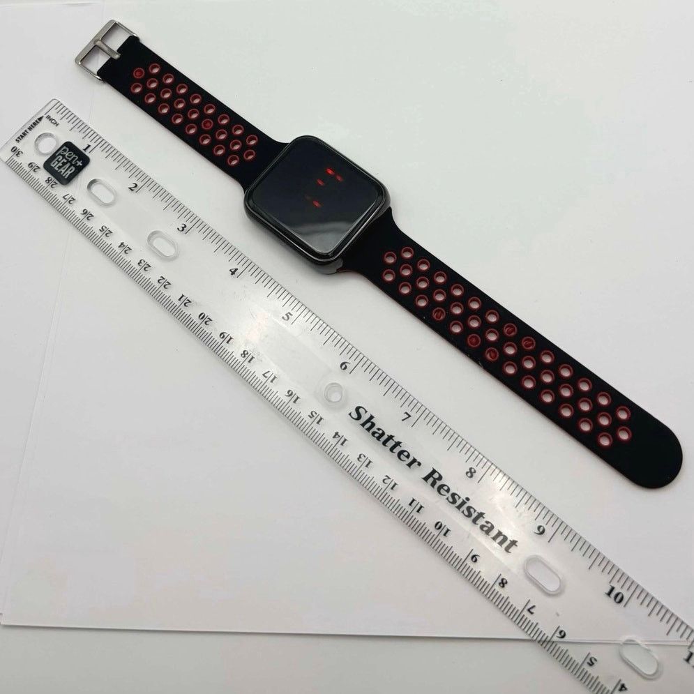 Other Black & Red Digital Men’s Watch Size ONE SIZE - 3 Thumbnail