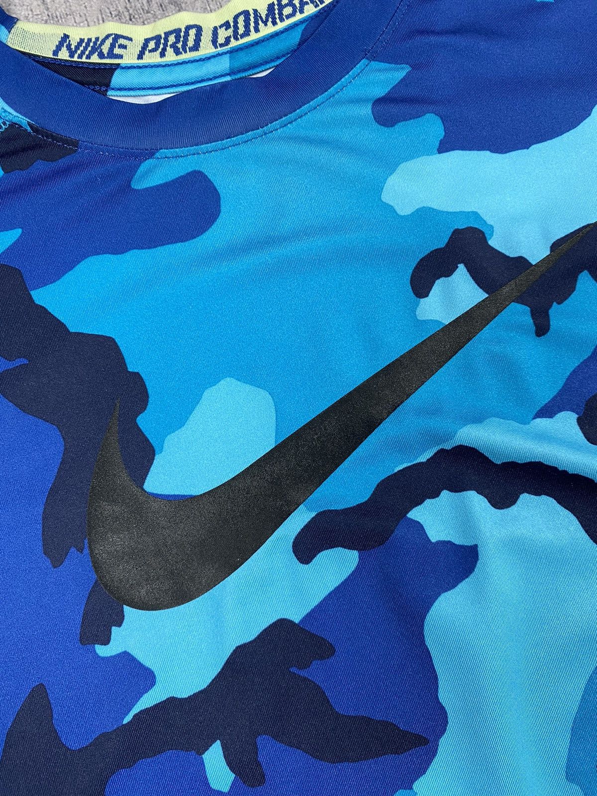 Nike Nike Pro Combat Big Logo Tee T Shirt Size L / US 10 / IT 46 - 6 Thumbnail