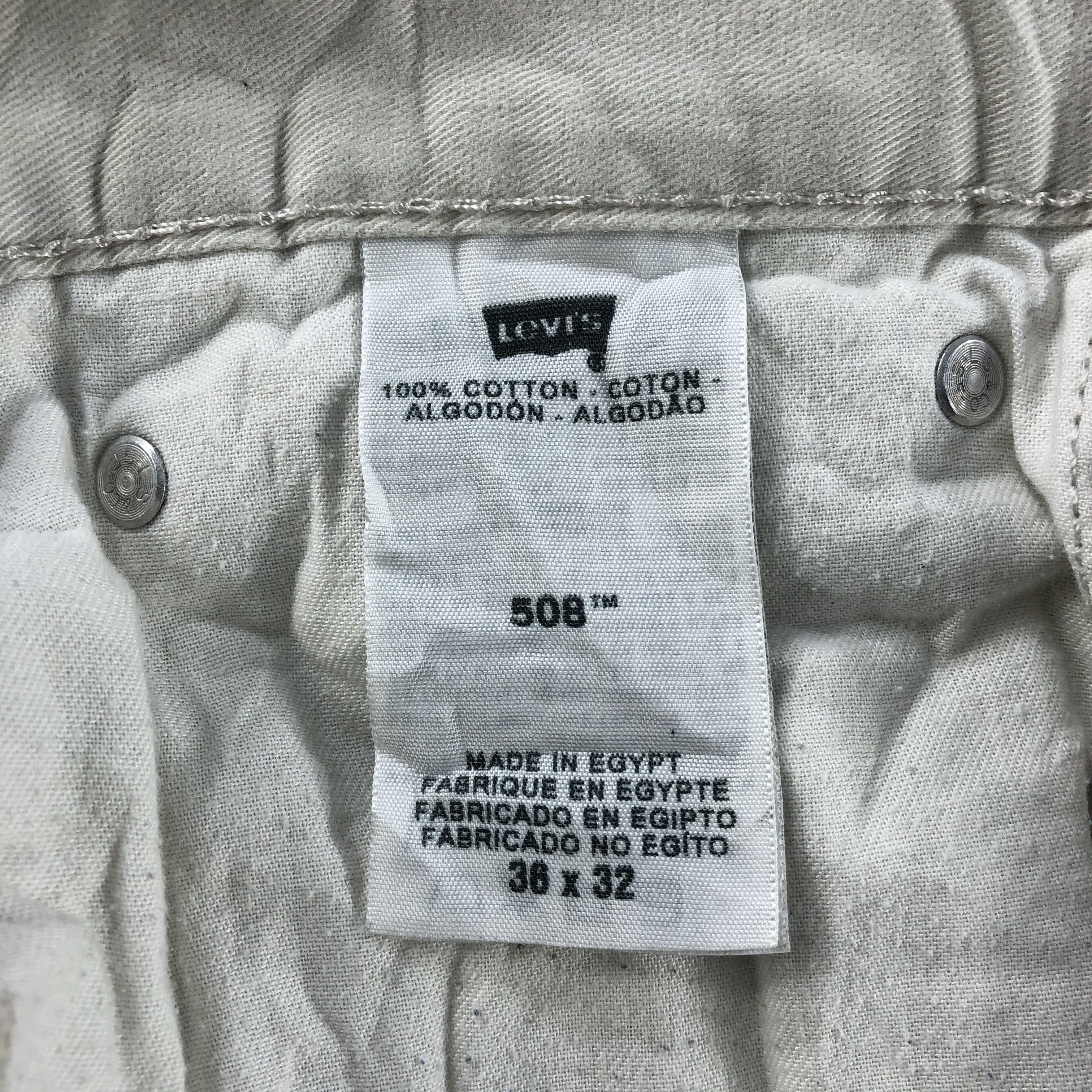 Levi's Vintag Cream Levis 508 Jeans- J1376 Size US 38 / EU 54 - 9 Thumbnail