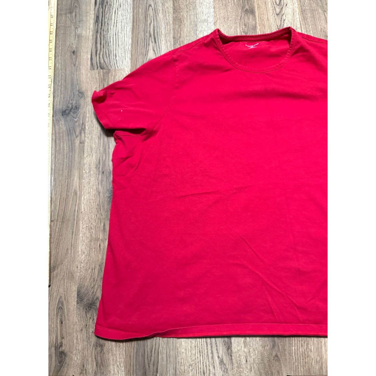 Lands' End Lands' End Shirt Women's Plus Size 2X Red Short Sleeve Shirt Size XXL / US 16-18 / IT 52-54 - 3 Thumbnail
