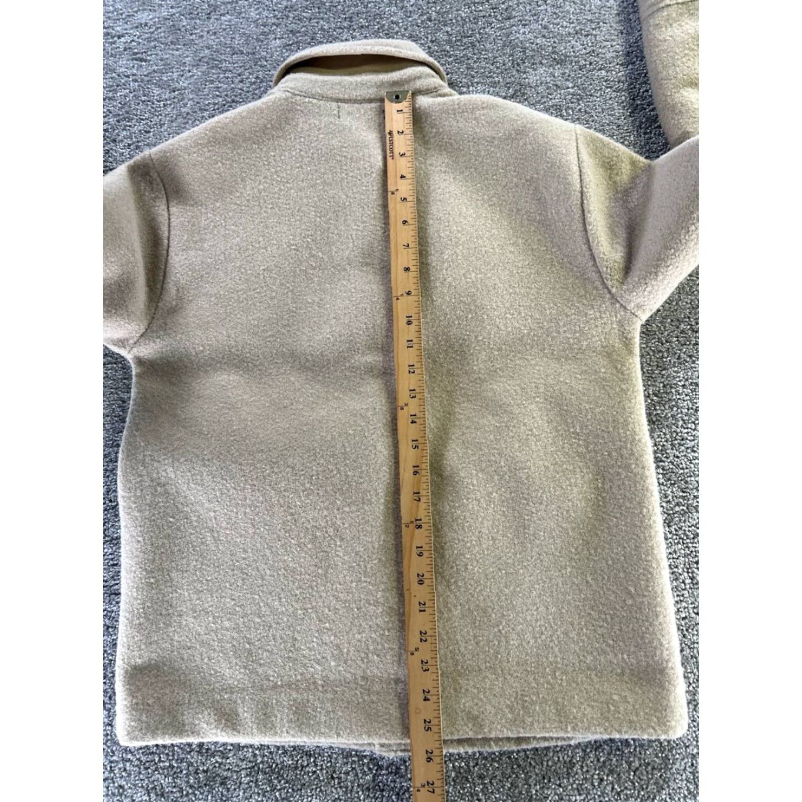 J.Crew J.Crew Jacket Womens Small Beige Fleece Size S / US 4 / IT 40 - 7 Thumbnail