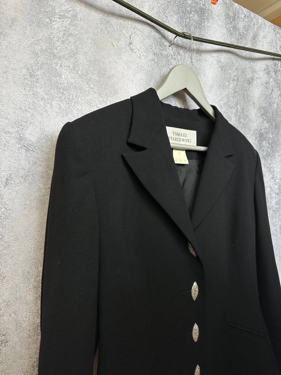 Other Tomasz Starzewski England Wool Tailored Blazer Embellished Size L / US 10 / IT 46 - 4 Thumbnail