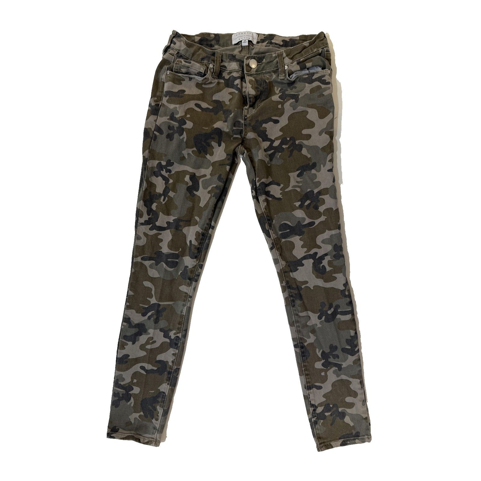 Kendall And Kylie Kendall + Kylie Jeans Womens 26 Camouflage Skinny Stretch Size 26" / US 2 / IT 38 - 1 Thumbnail